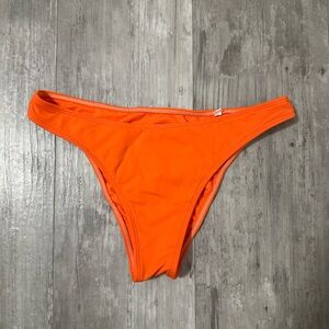 Shade & Shore Bright Orange Bikini Bottom
